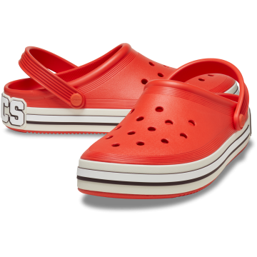 Papuci Crocs Off Court Logo Clog, Tomato