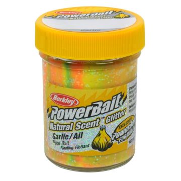 Pasta Flotanta Berkley PowerBait Natural Glitter Trout Bait, Rainbow