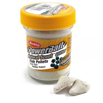 Pasta Flotanta Berkley PowerBait Natural Glitter Trout Bait, White
