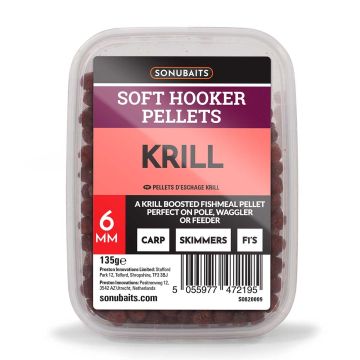 Pelete Moi Sonubaits Soft Hooker Pellets, Krill, 135g