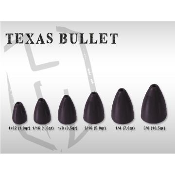 Plumb Colmic Herakles Texas Bullet, Matt Balck