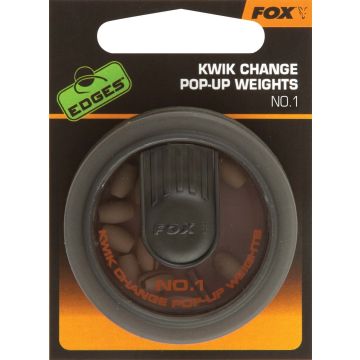 Plumbi Fox Kwik Change Pop-Up Weights, No.1, 10buc/blister