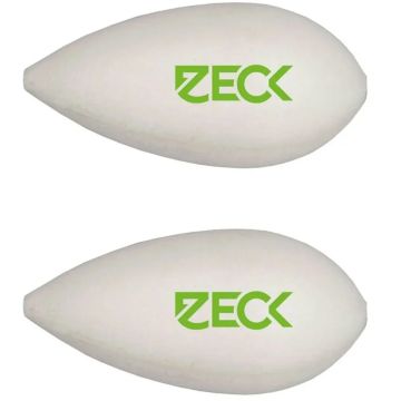Plute Zeck Leader Float, White, 2buc/plic