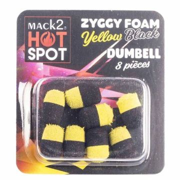 Pop-Up Artificial Mack2 Ziggy Foam Dumbell Two Tone, 8buc