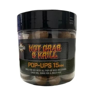 Pop Up Dynamite Baits Hot Crab & Krill, 15mm