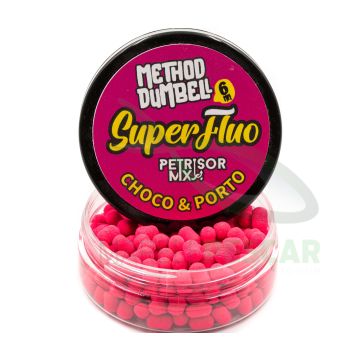 Pop Up Method Dumbell Petrisor Mix Super Fluo, 6mm, 30gcutie