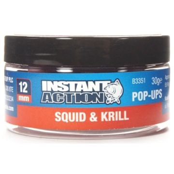 Pop Up Nash Instant Action Squid & Krill, 12mm, 30g/cutie