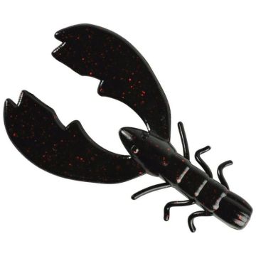 Rac Berkley PowerBait Chigger, Culoare Black Red Fleck, 8cm, 10bucplic