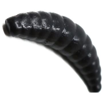 Naluca Ratter Baits Trout Maggot 1.6", Black, 4cm, 10buc/plic