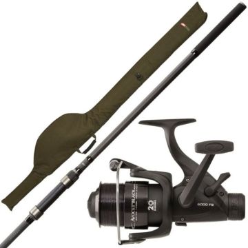 Combo JRC Defender II Tele, 3.60m, 3.00lb + Mulineta Avocast Black + Husa Transport