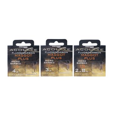 Carlige Legate Drennan Acolyte Maggot+ Micro Barbed, 8buc/plic