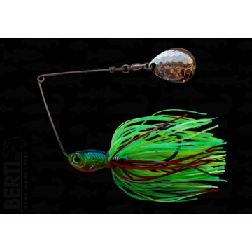 Bertilure Spinnerbait Colorado Deep Cup 11gr Skirt Siliconic Fire Tiger