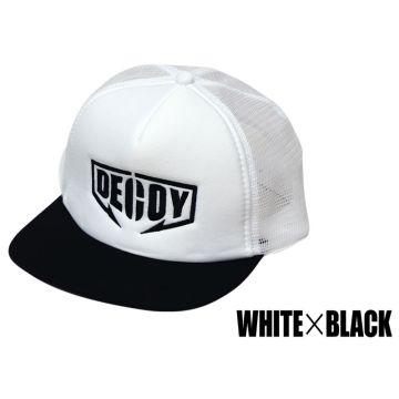 Sapca Decoy DA-17 Flat Mesh Cap, White Black
