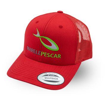 Sapca MarelePescar Retro Trucker, Red, Marime Universala