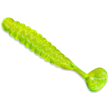 Grub Slider Fishing 1.5" Crappie Grub, Chartreuse, 3.8cm, 15buc/plic