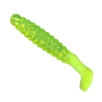Grub Slider Fishing 1.5" Crappie Grub, Lemonade, 3.8cm, 15buc/plic