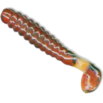 Grub Slider Fishing 1.5" Crappie Grub, Motor Oil , 3.8cm, 15buc/plic