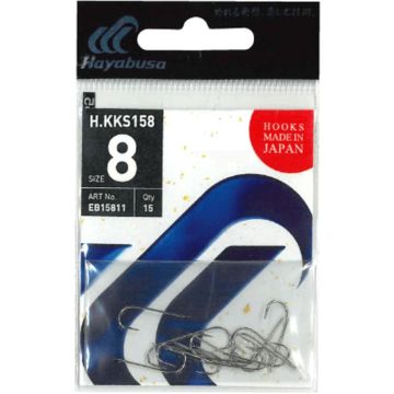 Carlige Hayabusa KKS158, Nickel, 15buc/plic