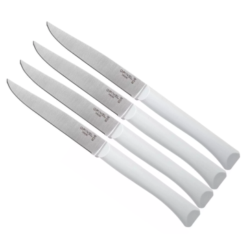 Set 4 Cutite Opinel Nr.125 Bon Appetit MicroSerrated Table Knife Set, Cloud