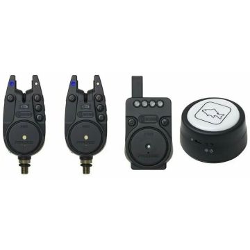Set Avertizoare + Statie Prologic C-Series Pro + Lampa de Cort Bivvy, 2+1, Albastru