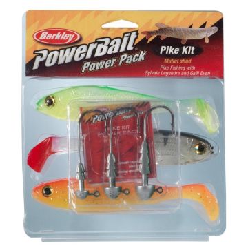 Set Naluci Berkley PowerBait Pro Pack Pike, 3buc/blister