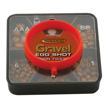 Set Plumbi Maver Gravel Egg Shot, 5 Compartimente