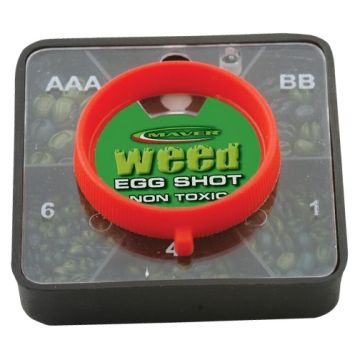 Set Plumbi Maver Weed Egg Shot, 5 Compartimente