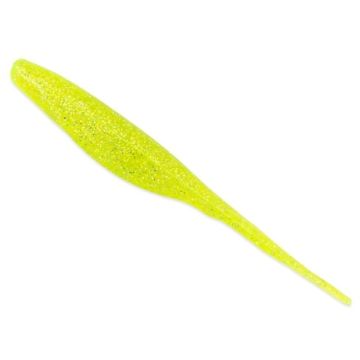 Shad Bass Assassin, Chartreuse Silver Glitter, 12.7cm, 8buc/plic