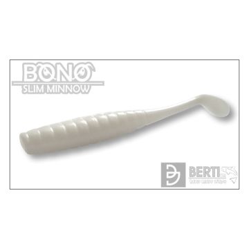 Shad Berti Bono Slim Minnow Milk White 5cm 8 buc/plic