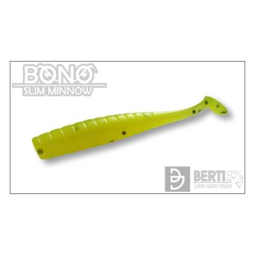 Shad Berti Bono Slim Minnow Silk Chartreuse 5cm 8 buc/plic