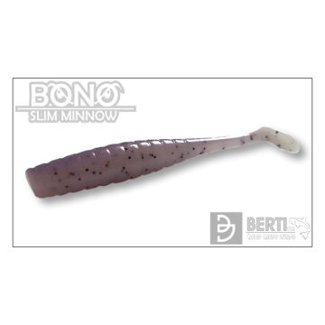 Shad Berti Bono Slim Minnow White Purple 5cm 8 buc/plic