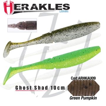 Shad Colmic Herakles Ghost, Culoare Green Pumpkin, 10cm, 8buc/plic