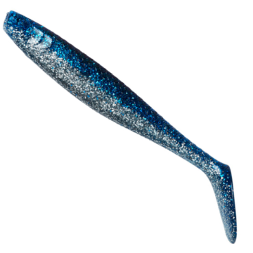 Shad Dam Slim Paddle Tail, Blue Silver, 7g, 10cm, 4buc/plic