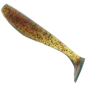 Shad FishUp Wizzle Shad, Motor Oil/Red, 8cm, 8buc/plic