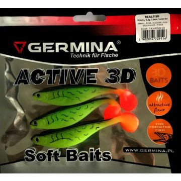 Shad Germina Active 3D, Culoare 03, 9.5cm, 3buc/plic