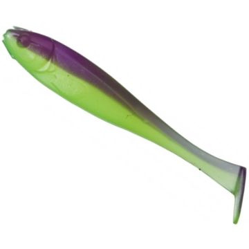 Shad Illex Magic Slim, Purple Chartreuse, 10cm, 10buc/plic