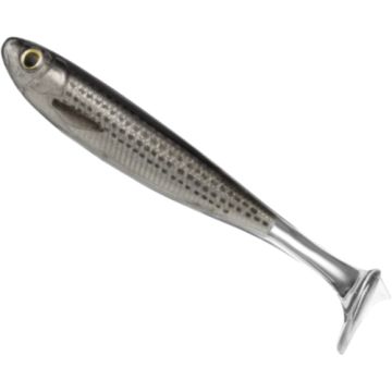 Shad Live Target Slow-Roll Mullet Paddle, Silver/Black, 10cm, 4buc/plic