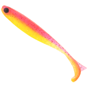 Shad Mustad Mezashi Tail Minnow Floating, Shocking Pink, 7.6cm, 6buc/plic
