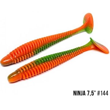 Shad Noike Wobble Ninja, Orange Green, 10.2cm, 6buc/plic