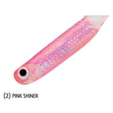 Shad Rapture Mini Minnow Shad Tail, Pink Shiner, 4.5cm, 6bucplic