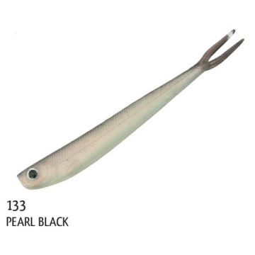 Shad Rapture Twin Tail Minnow, Pearl Black, 7.6cm, 12buc/plic