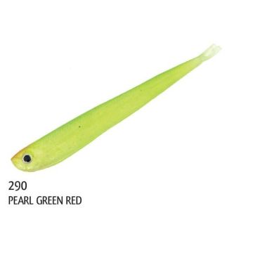 Shad Rapture Twin Tail Minnow, Pearl Green Red, 7.6cm, 12buc/plic