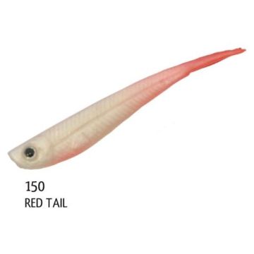 Shad Rapture Twin Tail Minnow, Red Tail, 7.6cm, 12buc/plic
