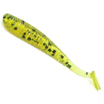 Shad Reins Aji Ringer Shad, Motor Oil Pepper, 3.8cm, 15buc/plic