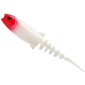 Shad Savage Gear Cannibal Minnow V-Tail, Redhead, 12.5cm, 4buc/plic