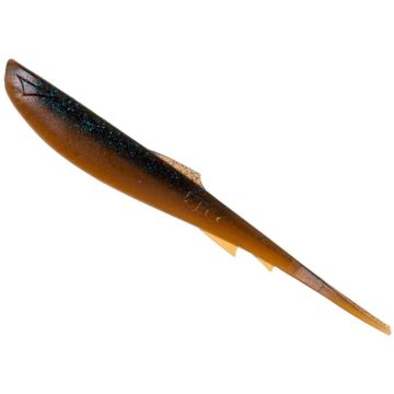 Shad Zeck Wilson, Black Flake Orange, 10.2cm, 4.3g, 7buc/plic