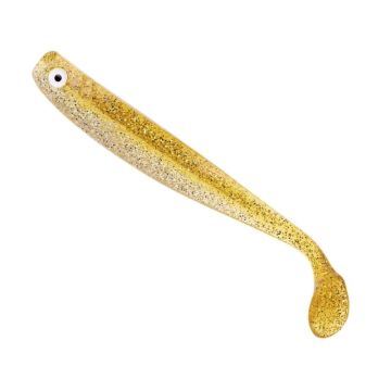 Shad Zeck Zander Gummi, Goldglitter, 16cm, 2bucplic
