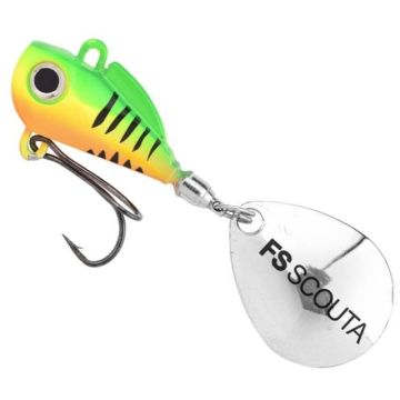 Spinnertail Spro Freestyle Scouta Jig Spinner, Fire Tiger, 10g