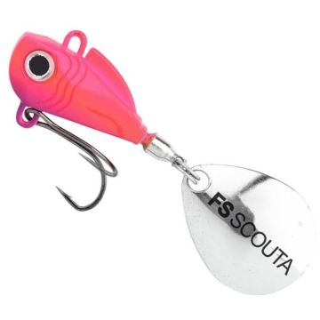 Spinertail Spro Freestyle Scouta Jig Spinner, Pink, 6g