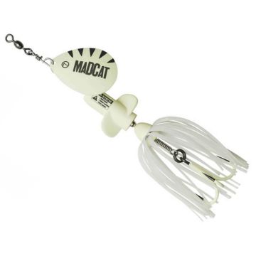 Spinnerbait Madcat A-Static Screaming Spinner, Glow Dark, 65g